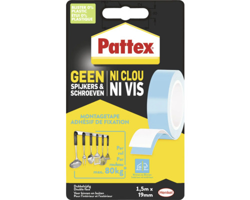 PATTEX Supermontage Tape binnen en buiten 1,5 m