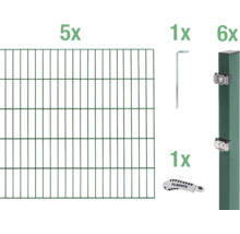 ALBERTS Dubbelstaafmat set 6/5/6 1000 x 160 cm groen