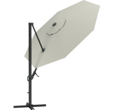 SOLUNA Zweefparasol Led beige Ø 300 cm