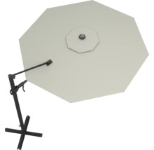SOLUNA Zweefparasol Led beige Ø 300 cm