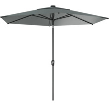 SOLUNA Parasol LED antraciet Ø 300 cm