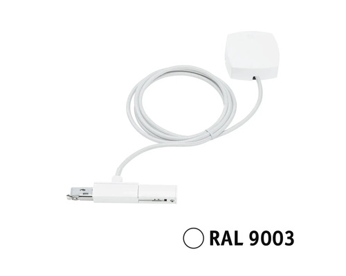 Witte verlichtingsadapter met sensor en kabel