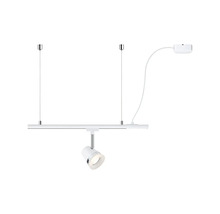 Plafondlamp met een spot op een rail