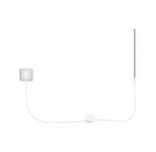 Vloerlamp met voetschakelaar, stekker en ledlamp