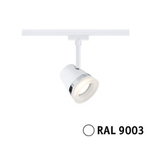 Enkele witte LED-spot voor railsystemen