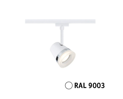 Enkele witte LED-spot voor railsystemen