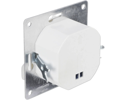 Transformator met montageplaat voor laagspanningshalogeenlampen