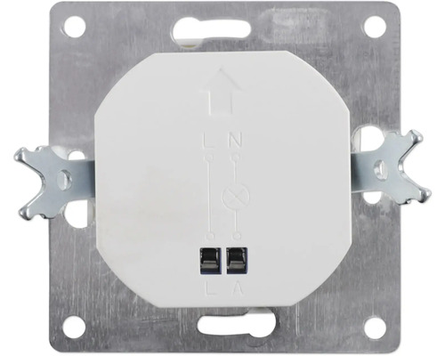 Lichtsensor met schakelsymbolen op montageplaat