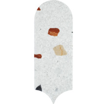 Decoratieve plaat met terrazzo-patroon