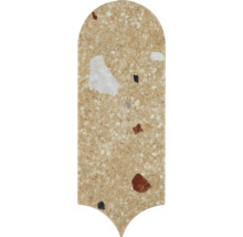 Decoratieve terrazzo wandtegel met afgeronde hoeken