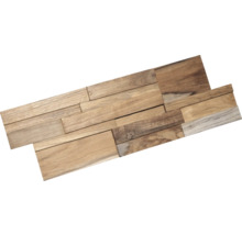 Houten wandbekleding van teakhout