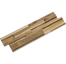 Houten wandbekleding met 3D effect