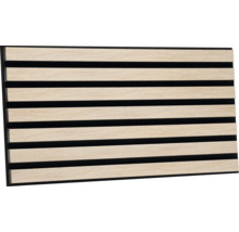 Houten paneel met lamellen voor wanddecoratie