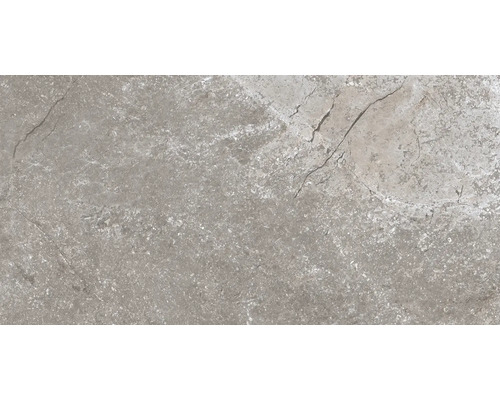 Wand- en vloertegel Wells bruin 30x60 cm gerectificeerd Tegelvloer met steenmotief