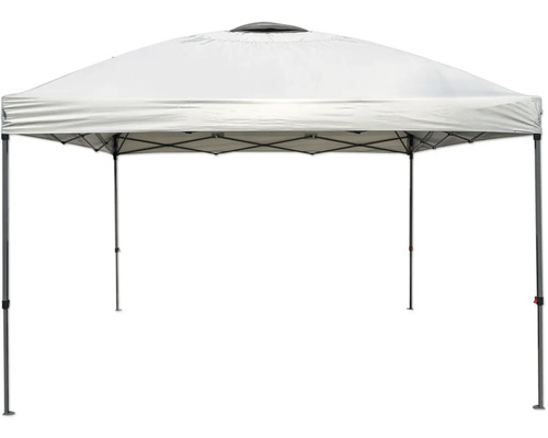 Opvouwbare partytent met metalen frame en stoffen dak