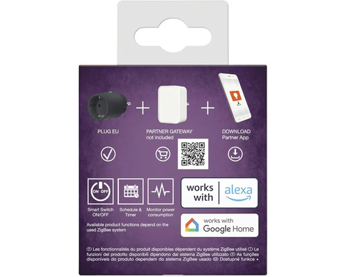 Smart Plug EU, Partner Gateway niet inbegrepen, Partner App Download