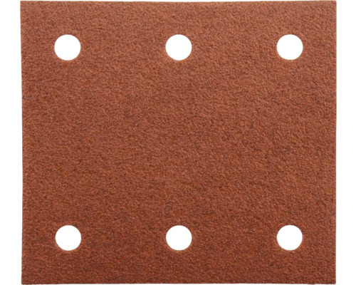 Schuurpapier met zes gaten