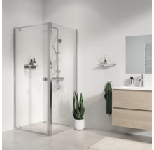 SEALSKIN zijwand voor douchedeur Seev 80x195 cm zilver