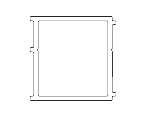 SEALSKIN Verbredingsprofiel Seev 2,25x195 cm zilver