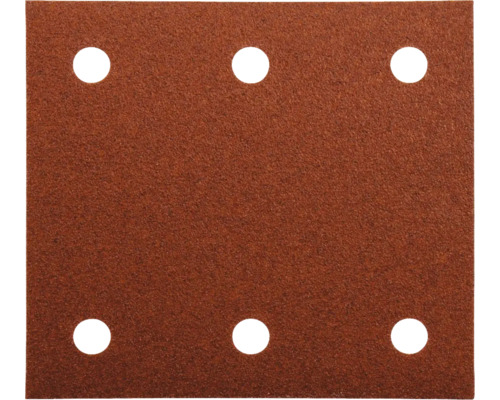 Schuurpapier met zes gaten