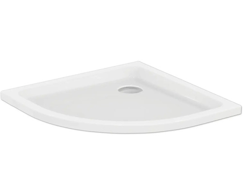 Douchebak van acryl in hoek