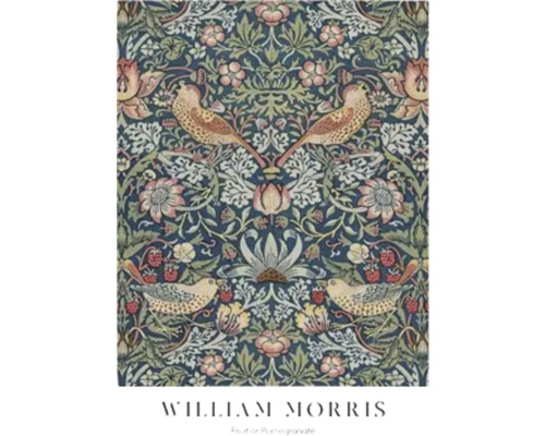 REINDERS Schilderij met lijst 30x40 cm William Morris - Strawberry Thief