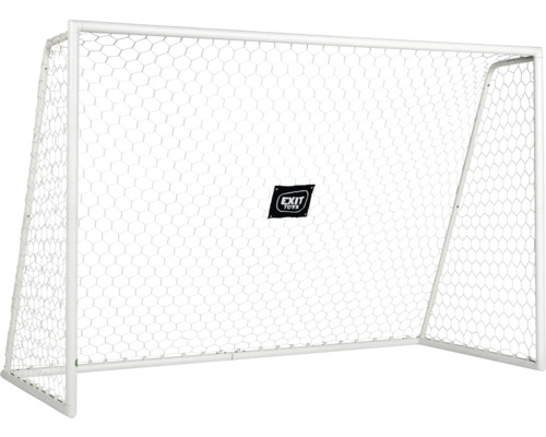 Voetbaldoel met net en EXIT Toys logo