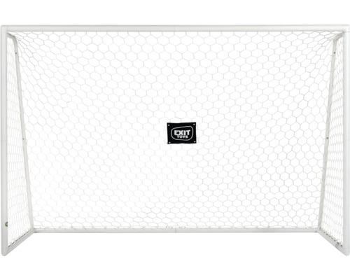 Voetbaldoel met net en Exit Toys logo