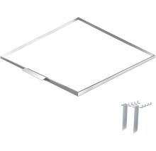 Acrylglasplaat met bevestigingsmateriaal
