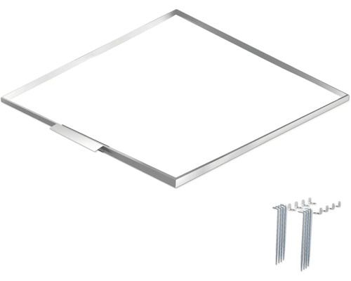 KONSTA Vloerframe zilver tbv tuinhuis Premium 013434 7,5 m2