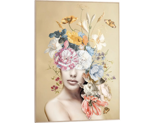 REINDERS Schilderij met lijst 50x70 cm Trendy Floral Lady