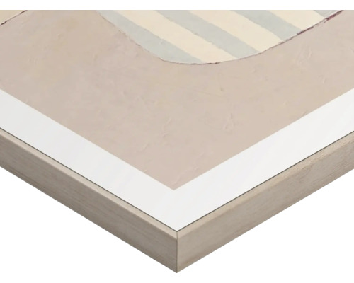 Detailopname van een ingelijst kunstwerk met abstract ontwerp