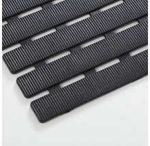 Rubber schoonloopmat met ribbeloppervlak