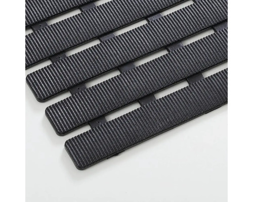 Rubber schoonloopmat met ribbelstructuur