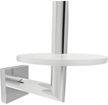 Toiletpapierhouder voor wandmontage met plank