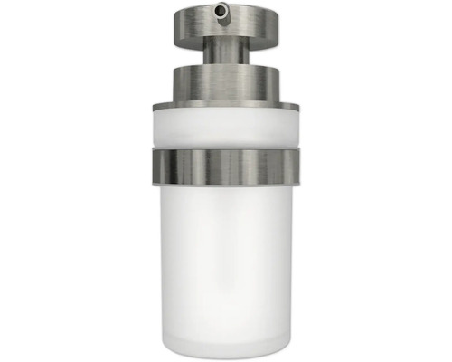 Zeepdispenser van roestvrij staal en kunststof