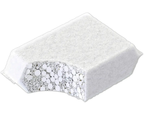 Stuk gasbetonsteen met uitsparing