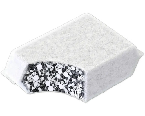 Waterfilterpatroon in dwarsdoorsnede