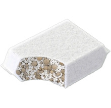 Waterfilter met granulaatvulling