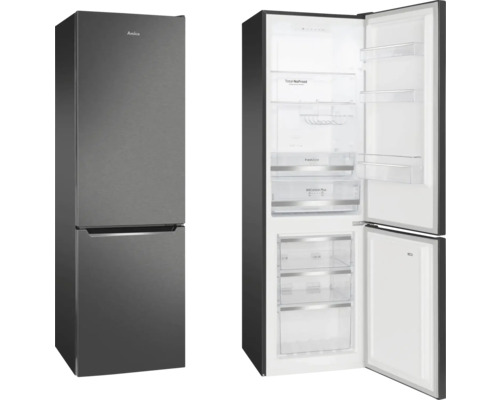 Amica koel-vriescombinatie, vrijstaand, met geopende deur