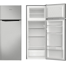 Amica koelkast met vriesvak, gesloten en open zicht