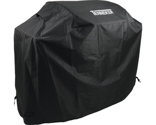 Zwarte barbecueafdekhoes van het merk Tenneker
