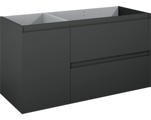 JUNGBORN Wastafelonderkast rechts DECEM 635x1200x458 mm antraciet mat