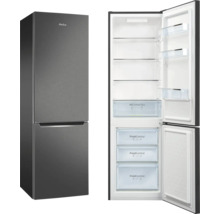 Amica koel-vriescombinatie met open deur, interieur zichtbaar
