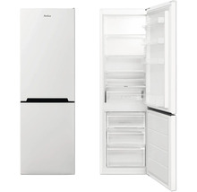 Amica koel-vriescombinatie, deur geopend, interieur met planken en laden zichtbaar