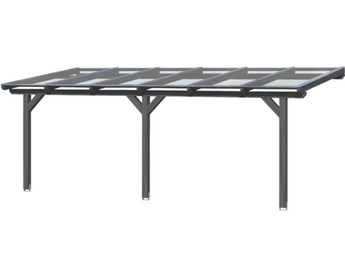 Terrasoverkapping met transparant dak