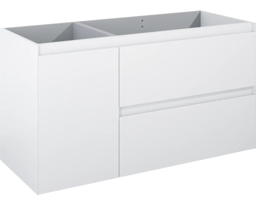 JUNGBORN Wastafelonderkast rechts DECEM 635x1200x458 mm wit mat