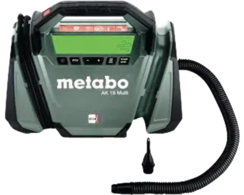 Metabo draadloze compressor met slang en display