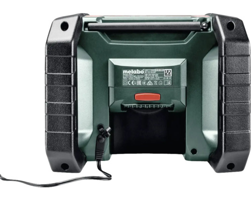 Metabo bouwplaatsradio R 12-18 BT, achteraanzicht