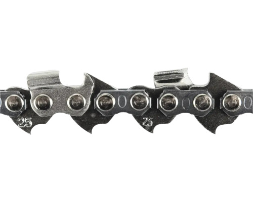 Close-up van een kettingzaagketting.